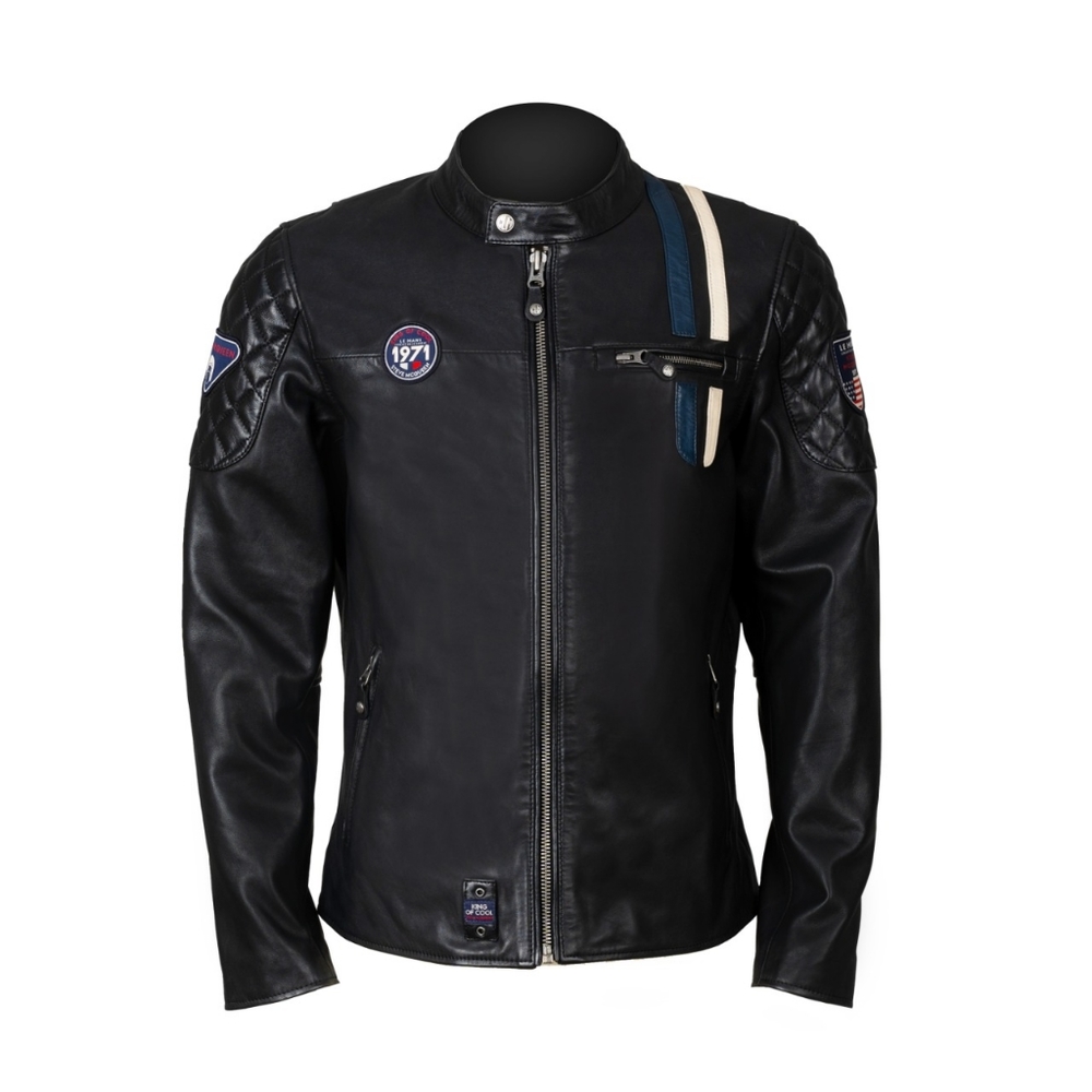 MEN MOTO RACER REAL REAL LEATHER JACKET
